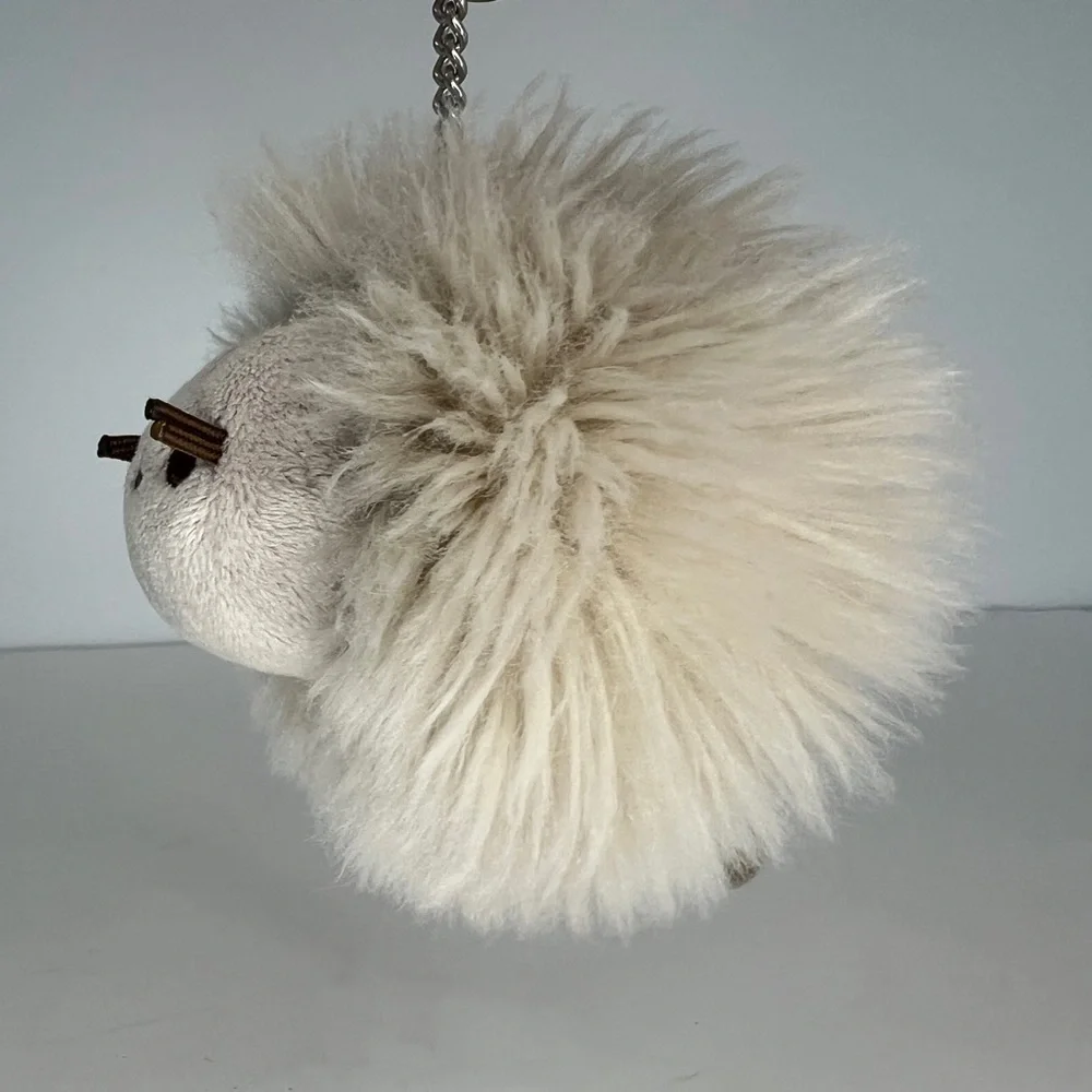 Gund Pusheen POM KEYCHAIN Plush Backpack Clip 4-Inch Cat Kitty 2018 - Picture 5 of 9